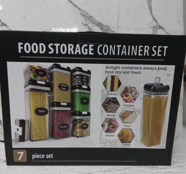 SET CONTENEDORES 7 FRASCOS DE ALIMENTO - Imagen 2