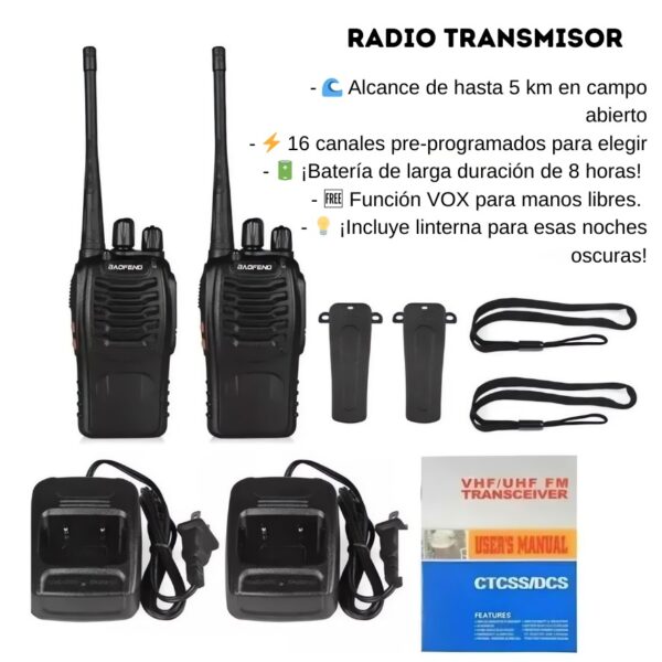 RADIO TRANSMISOR BAOFENG BF-888S - Imagen 7