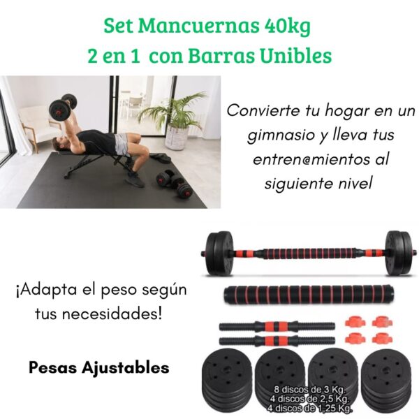 MANCUERNAS DE 40 KG - Imagen 2