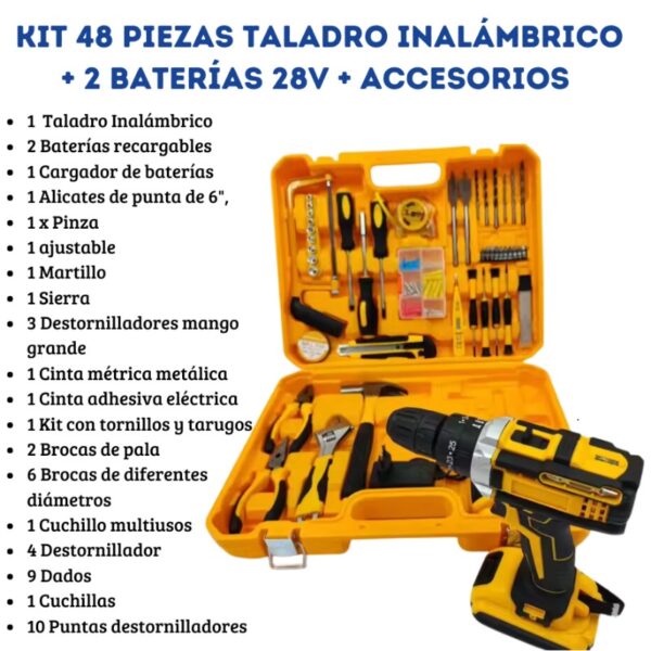 TALADRO MAS KIT DE ACCESORIO - Imagen 5