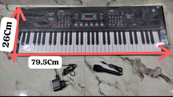 PIANO MUSICAL DE 61 TECLAS COLOR NEGRO - Imagen 4