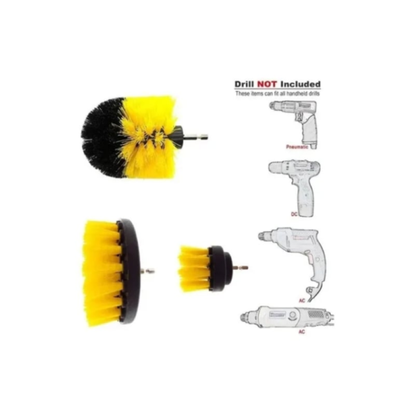 KIT DE 3 CEPILLOS PARA TALADRO - Imagen 3