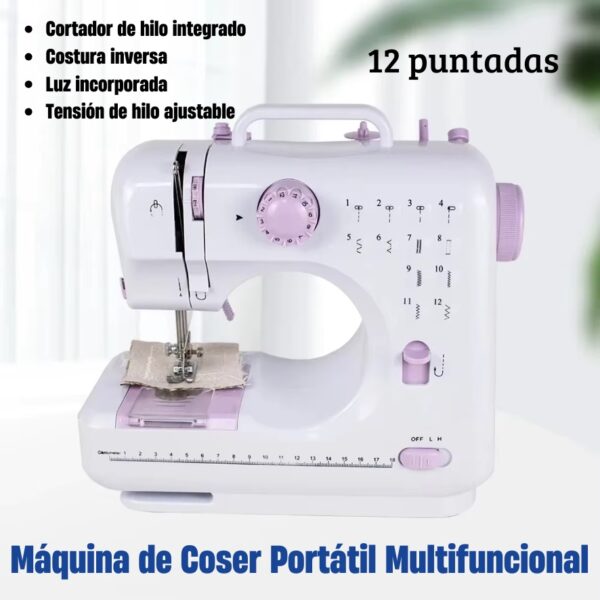 MAQUINA DE COSER MULTIFUNCIONAL MODELO SM-505A - Imagen 6