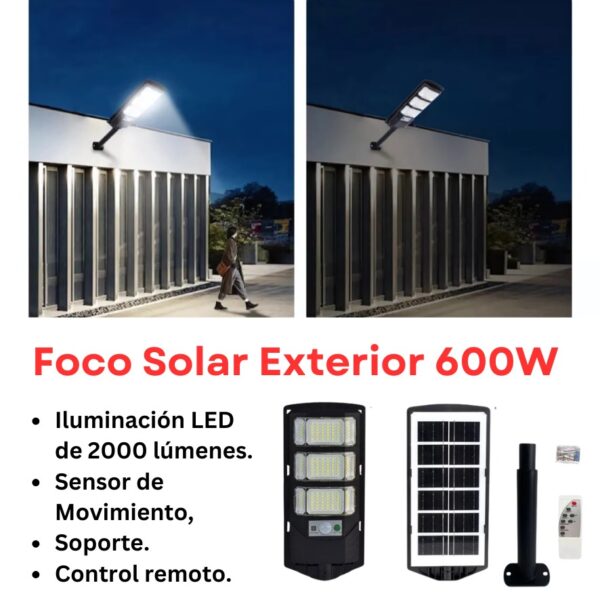 FOCO SOLAR DE 600W - Imagen 6