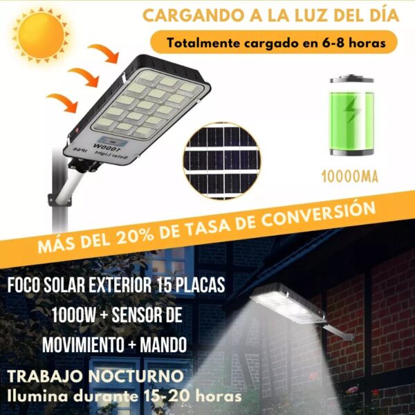 FOCO SOLAR 1000W PEQUEÑO - Imagen 4