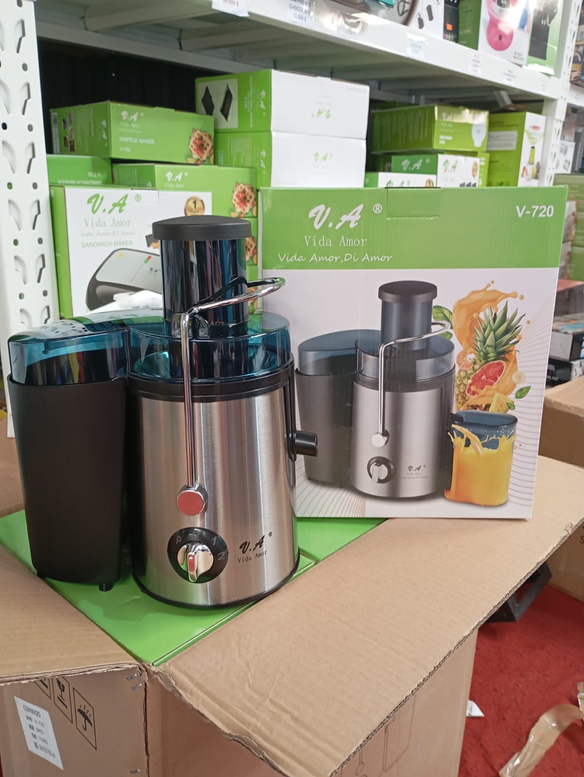 EXTRACTOR DE JUGO ELECTRICO VIDA AMOR