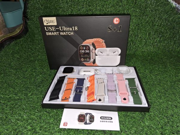 RELOJ SMART WATCH ULTRA 8 EN 1