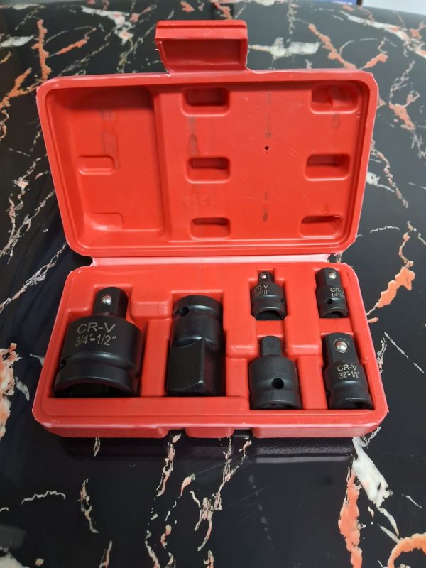 JUEGO DE DADO PARA PISTOLA DE IMPACTO DE 6 PIEZAS