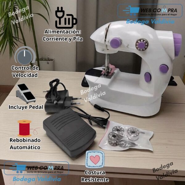 MINI MAQUINA DE COSER SM-202A - Imagen 7