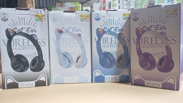 AUDIFONOS CON OREJAS GATO - Imagen 2