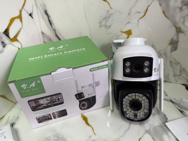 CAMARA WIFI PARA EXTERIOR DOBLE LENTE