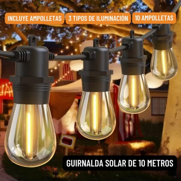 GUIRNALDAS SOLAR 10MTRS - Imagen 3