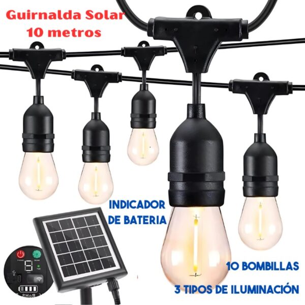 GUIRNALDAS SOLAR 10MTRS - Imagen 4
