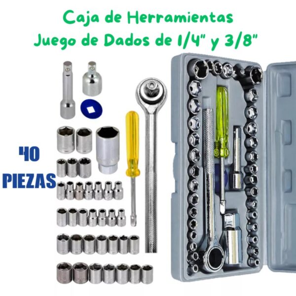 HERRAMIENTAS 40 PIEZAS - Imagen 2