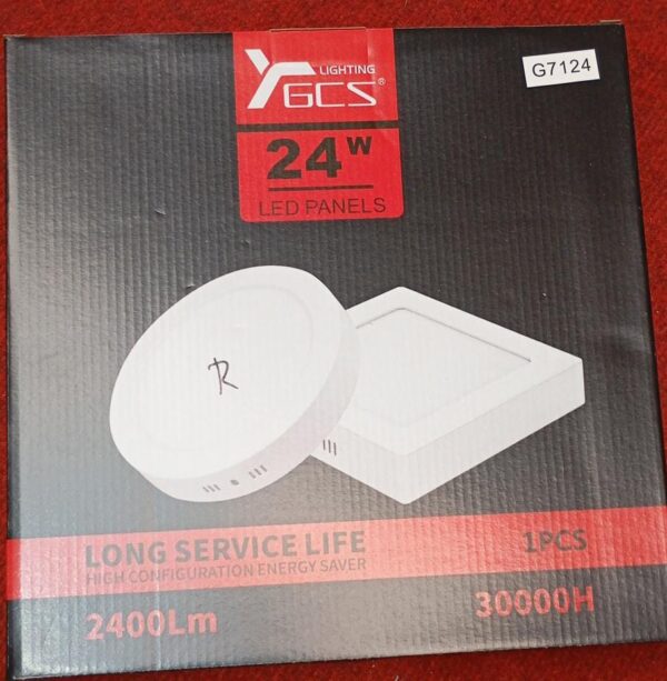 FOCO LED SOBREPUESTO REDONDO 24 WATTS