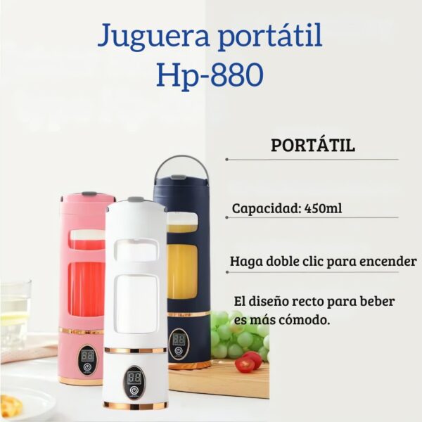 Juguera 1 vaso portátil juicer cup - Imagen 6