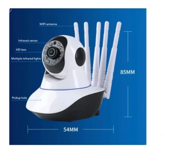 CAMARA WIFI 5 ANTENAS PARA INTERIOR - Imagen 4