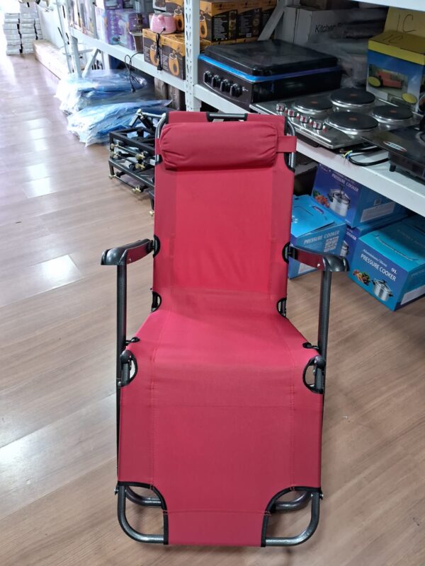 SILLA REPOSERA Plegable ROJA - Imagen 2