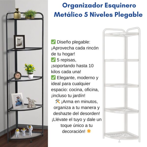 ESQUINERO 5 NIVELES PLEGABLE - Imagen 7