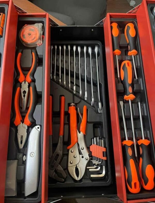 Caja de herramienta Metálica Plegable Portátil Set 85 Pcs - Imagen 9
