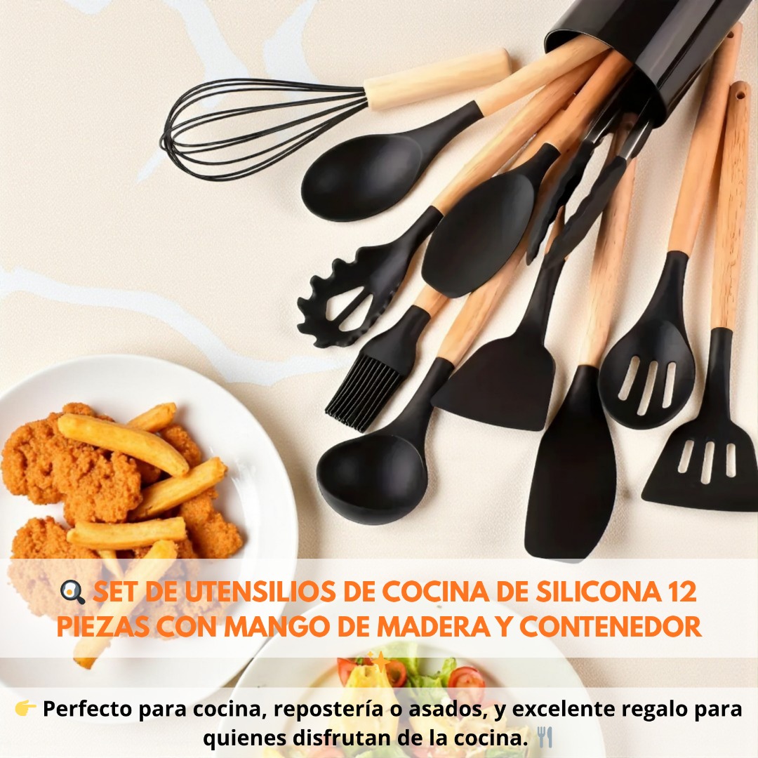 SET DE CUCHARAS DE SILICONA 12 PIEZAS - Imagen 5