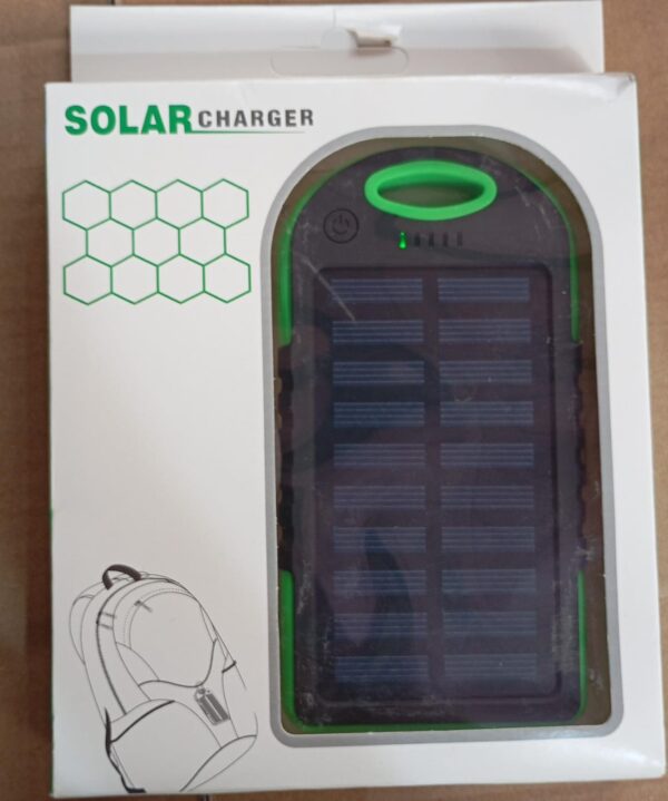 Power Bank Solar Portátil de 6.800mah 2 USB + Mini Linterna LED - Imagen 4