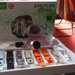 RELOJ SMART WATCH D99 PLUS (CON MINI PARLANTE + AUDIFONOS)
