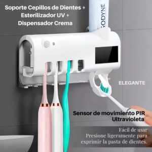 DISPENSADOR DE CREMA Y SEPILLO