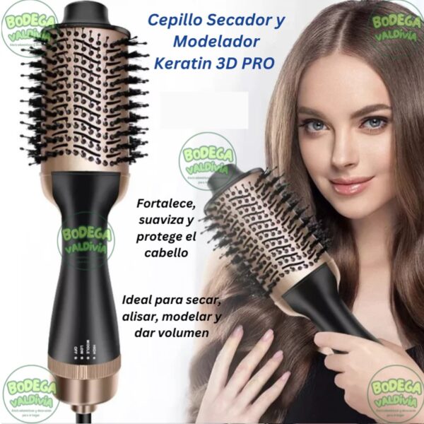 Cepillo Secador y Modelador Keratin 3D PRO - Imagen 4
