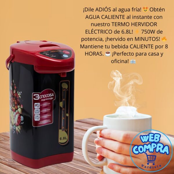 TERMO ELECTRICO 6.8 LITROS - Imagen 2