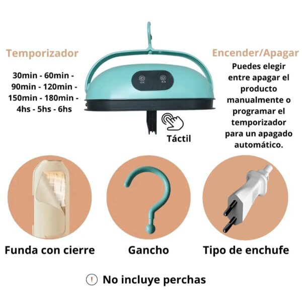 SECADOR DE ROPA PORTATIL - Imagen 6