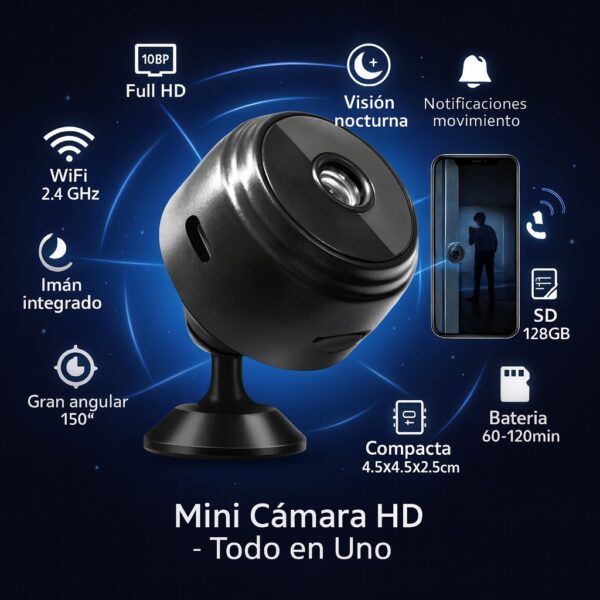 CAMARA MINI ESPIA WIFI (VIDA AMOR) - Imagen 5