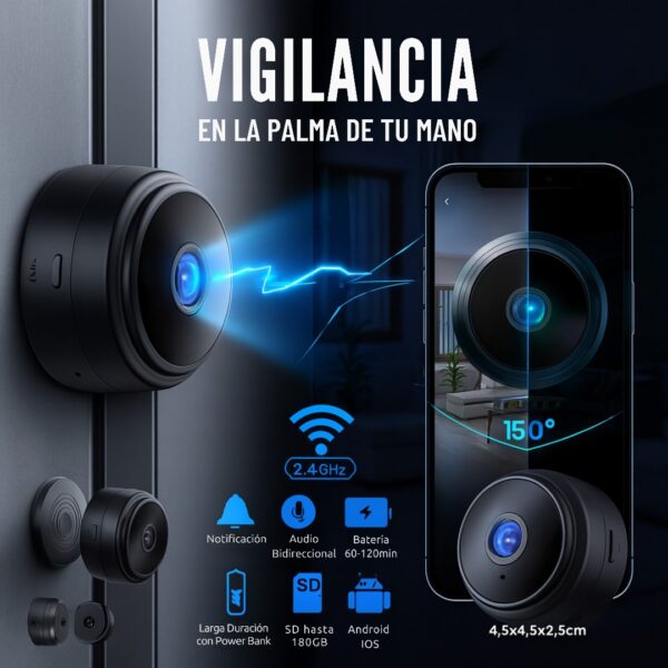 CAMARA MINI ESPIA WIFI (VIDA AMOR) - Imagen 4