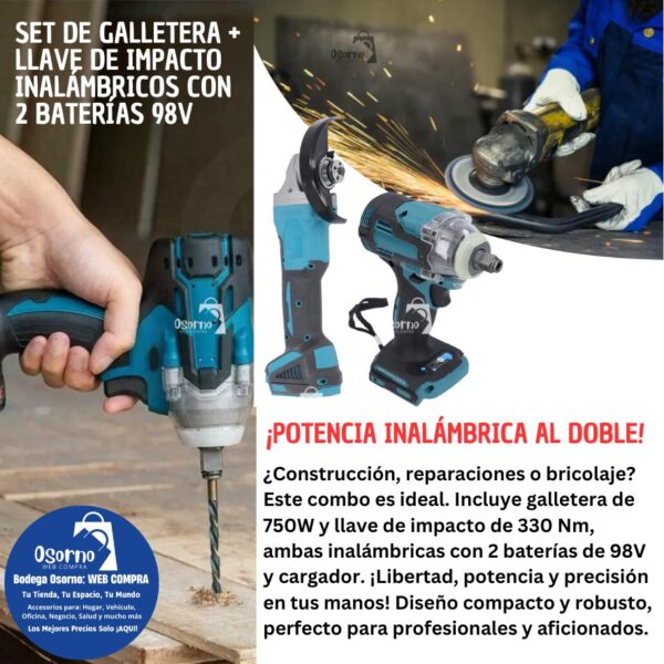 GALLETERO + PISTOLA DE IMPACTO - Imagen 3