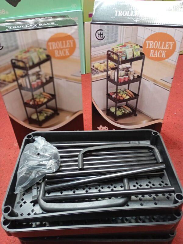 CARRITO BANDEJA ANCHA PLASTICO (ANCHO 21CM- LARGO 33CM- ALTO 90CM) - Imagen 5