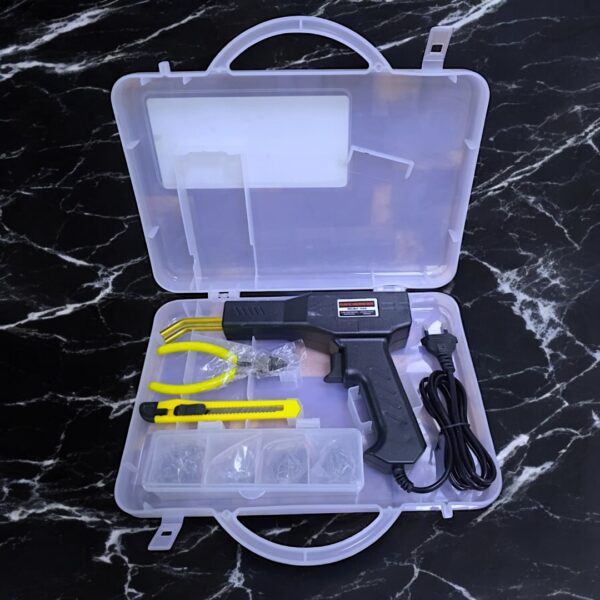 PISTOLA SOLDADOR DE PLASTICO CON GRAPAS