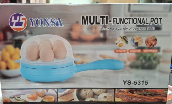 MINI SARTEN ELECTRICO 2 EN 1 PARA FREIR Y COCINAR HUEVOS. - Imagen 3
