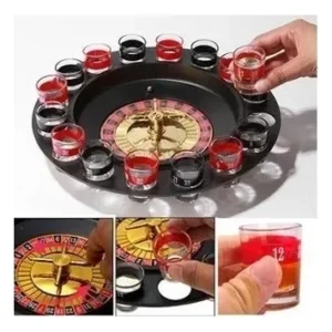 Juego Ruleta Rusa Estilo Casino Beber Shots 16 Copas