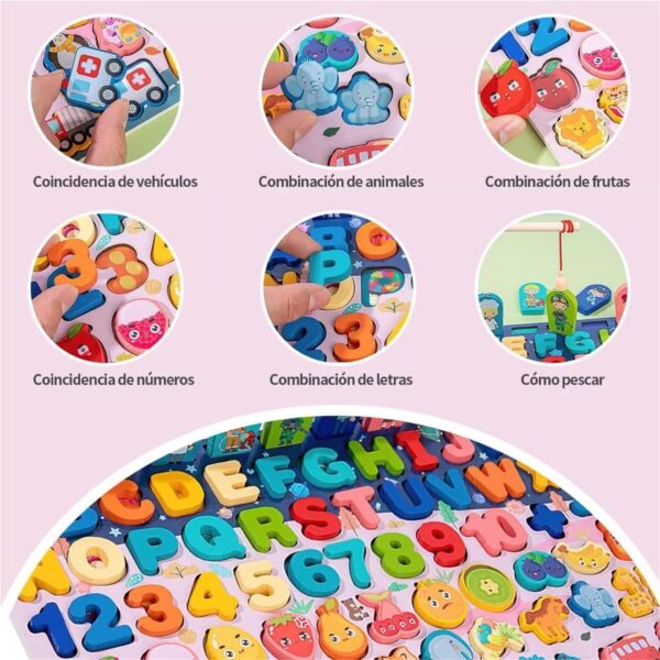 JUEGO DIDACTO ABC PARA NIÑOS X-01 - Imagen 2