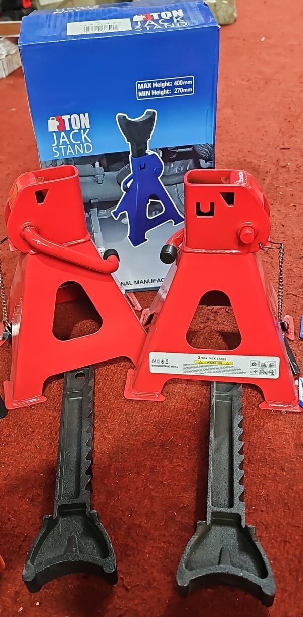 CABALLETE 3 TONELADAS JACK STAND-(EL PAR ) - Imagen 4