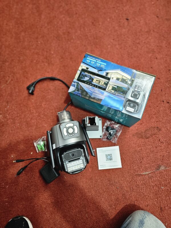 CAMARA DOBLE LENTE 360 GRIS (APP V-380PRO) - Imagen 2