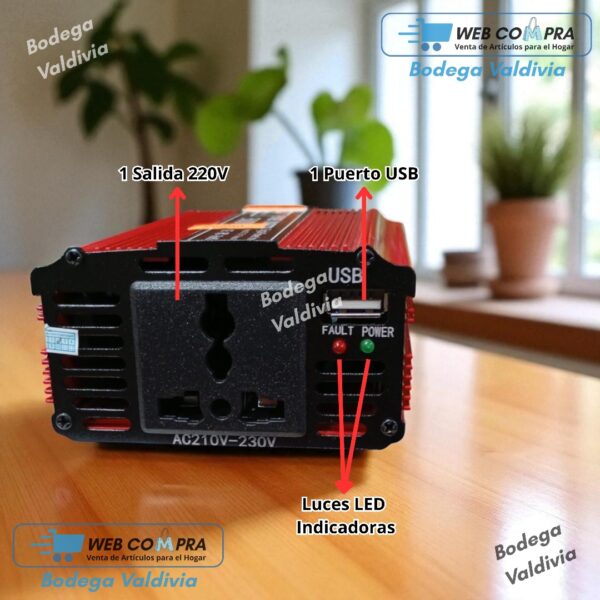 CONVERSOR INVERSOR 500-W - Imagen 7