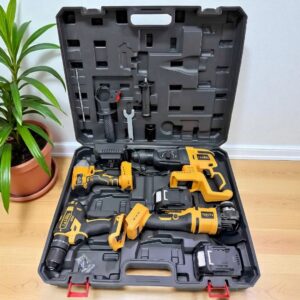 KIT DE 4 HERRAMIENTAS INALAMBRICAS TASBEL