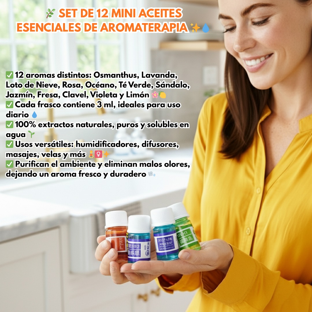 ACTIVAR SET DE 12 ESENCIAS PARA HUMIDIFICADOR - Imagen 5