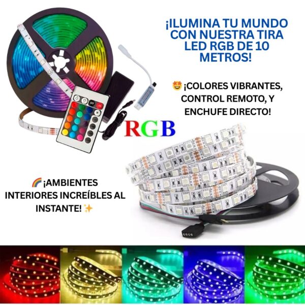 TIRA DE MINI LUCES LED 10M ELECTRICAS - Imagen 5