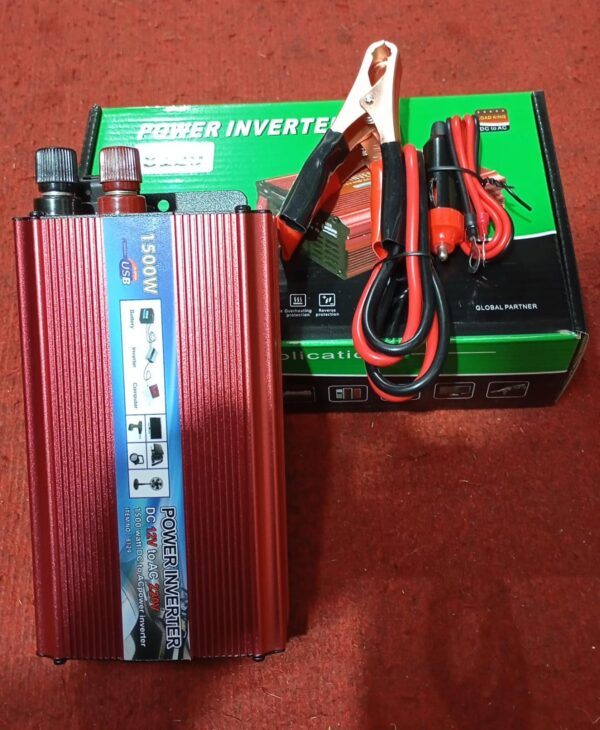 CONVERSOR 1.500W CON CONEXION A CIGARRERA