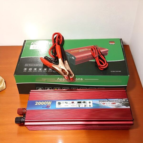 CONVERSOR 2.000W CONEXION A CIGARRERA - Imagen 6