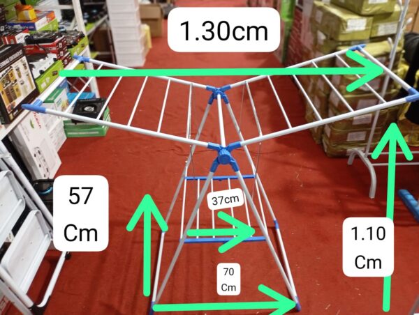 TENDEDERO PLEGABLE PORTATIL TRIANGULAR - Imagen 2