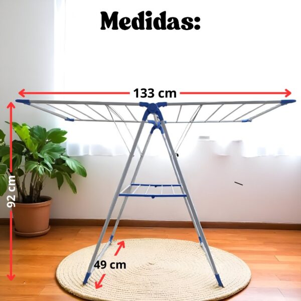 TENDEDERO PLEGABLE PORTATIL TRIANGULAR - Imagen 8