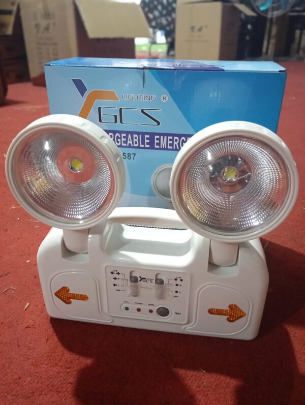 LUZ DE EMERGENCIA 2 FOCOS PREMIUN - Imagen 3